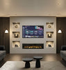 Amsterdam Luxus EXTRA Medienwand - Kaminflammen