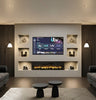 Paris Premium EXTRA Medienwand - Kaminflammen