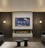 Paris Premium Simple Medienwand - Kaminflammen