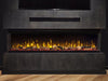 VALERIO® Paris PREMIUM Elektrokamin - Elektrischer 3-in-1 Kamin mit Panoramaview, Heizung, 3D-Flammeneffekt, 12 Flammenfarben, Fernbedienung - Kaminflammen