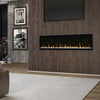 VALERIO® Amsterdam Elektrokamin – Luxuriöses Design mit Anti-Reflexions-Glas, 3D-Flammeneffekt, 5 Flammenfarben & 5 Helligkeitsstufen, Fernbedienung - Kaminflammen