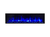 VALERIO® Amsterdam Elektrokamin – Luxuriöses Design mit Anti-Reflexions-Glas, 3D-Flammeneffekt, 5 Flammenfarben & 5 Helligkeitsstufen, Fernbedienung - Kaminflammen