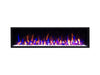 VALERIO® Amsterdam Elektrokamin – Luxuriöses Design mit Anti-Reflexions-Glas, 3D-Flammeneffekt, 5 Flammenfarben & 5 Helligkeitsstufen, Fernbedienung - Kaminflammen